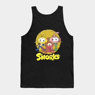 All About Snorks Showcase the Whimsical Charm and Unique Personalities of the Snorkland Residents on a Tee Tank Top